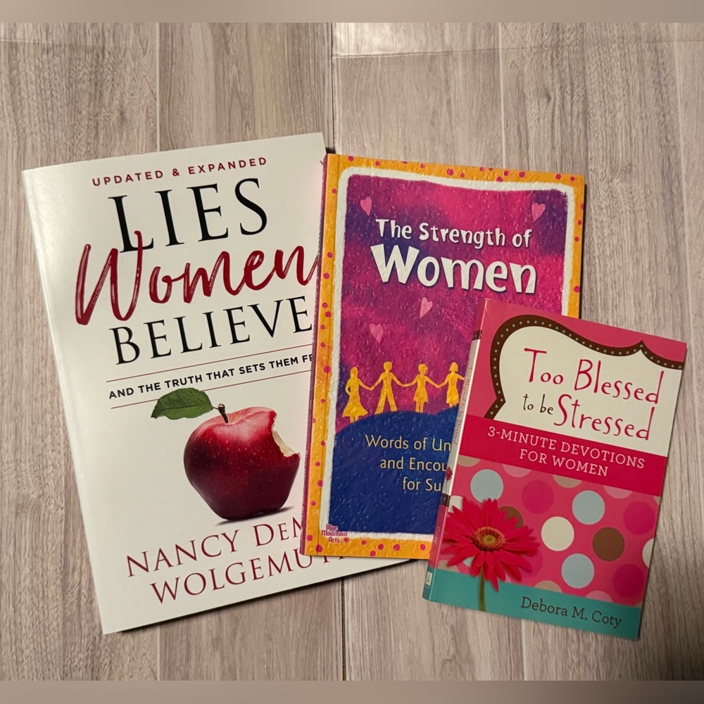 Lot of 3 Inspirational Women's Book Set
